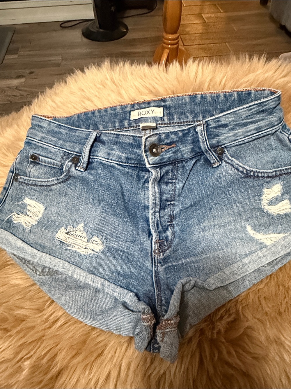 Roxy Denim Shorts Size 24